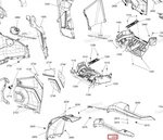 705014664 Расширитель Арки Задний Левый Для BRP Can Am OUTLANDER