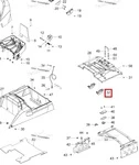 510004999 Заглушка Корпуса Сиденья Для Ski Doo