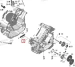 420256321 Фильтр Масляный Поддона Картера Для Ski Doo V800 711256321, 420256322