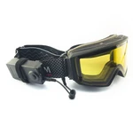 Очки с подогревом AiM Accu Heated Goggles Black Matt с желтой магнитной линзой 190-100