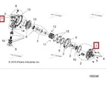 AT-03705 SPI Сальник Редуктора Для Polaris SPORTSMAN 570 3235796