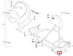5606-835 Защита Ручки Пассажира Левая Для Arctic Cat BEARCAT