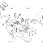 2718-831 Облицовка Консоли Для Arctic Cat