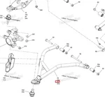 715010404 Рычаг Передний Нижний Правый Черный Для BRP Can Am OUTLANDER