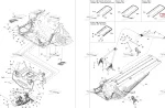 518325375 Бампер Задний Серебристый Для Ski Doo SUMMIT 163' 860200955, 518327734, 518326600