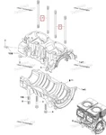 420840556 Шпилька Картера Двигателя Для Ski Doo 420840555