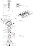 404101200 Жиклер Карбюратора Для Ski Doo 404162115