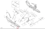 505075983 Лыжа Pilot DS-4 Черная Для Ski Doo 505075422, 860202721, 505075204