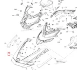 517306635 Капот Красный Для Ski Doo 517305744, 517307291, 517306099, 517306269