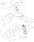509000791 Кронштейн Крепления Радиатора Для Ski Doo Expedition, Skandic