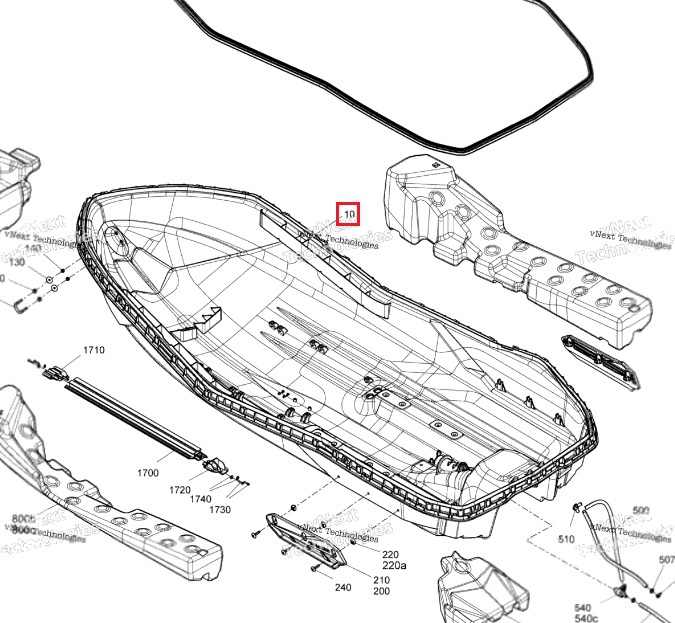ZAXJET Корпус Нижний Черный Для BRP Sea Doo SPARK 2014-2020 295501188 8.jpg ZAXJET Корпус Нижний Черный Для BRP Sea Doo SPARK 2014-2020 295501188 8.jpg