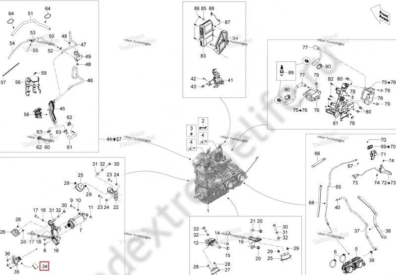 512060627 Подушка Стартера Для Ski Doo 512060627 Подушка Стартера Для Ski Doo