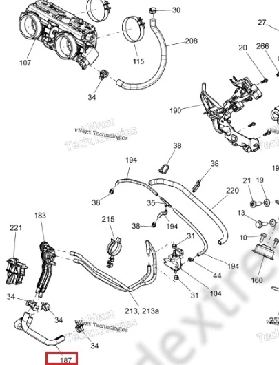 512060694 Шланг Правый Для Ski Doo 512060694 Шланг Правый Для Ski Doo