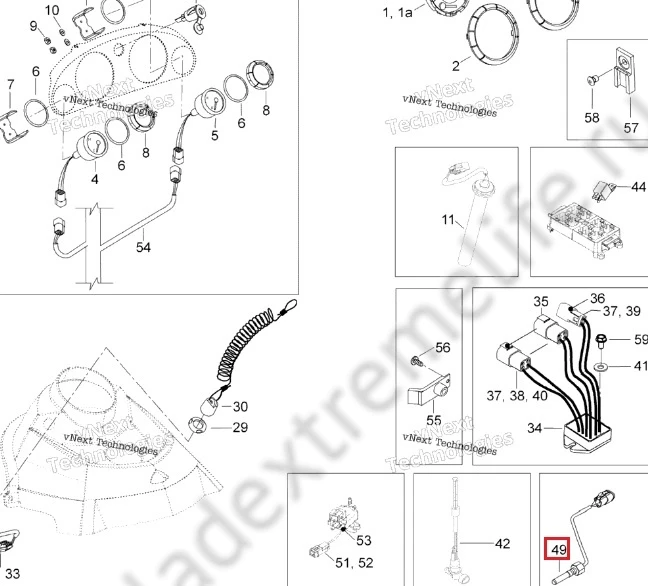 515176132 Датчик Температуры Для Ski Doo 515176132 Датчик Температуры Для Ski Doo