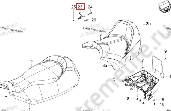 510005139 Фиксатор Сиденья Для Ski Doo