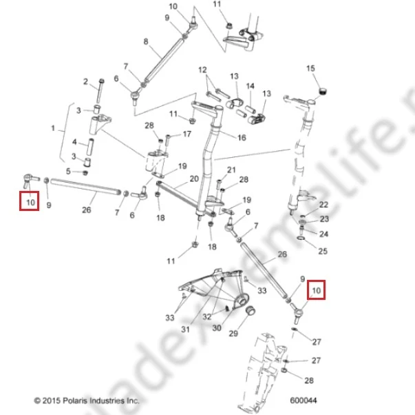 7061166 Рулевой Наконечник Внешний Для Polaris 7061166 Рулевой Наконечник Внешний Для Polaris