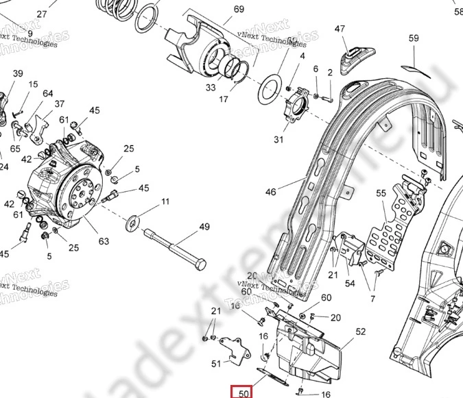 417300421 Пластина Для Ski Doo 417300421 Пластина Для Ski Doo