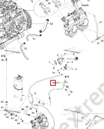 512059266 Тросик Подсоса Для Ski Doo 512059266 Тросик Подсоса Для Ski Doo