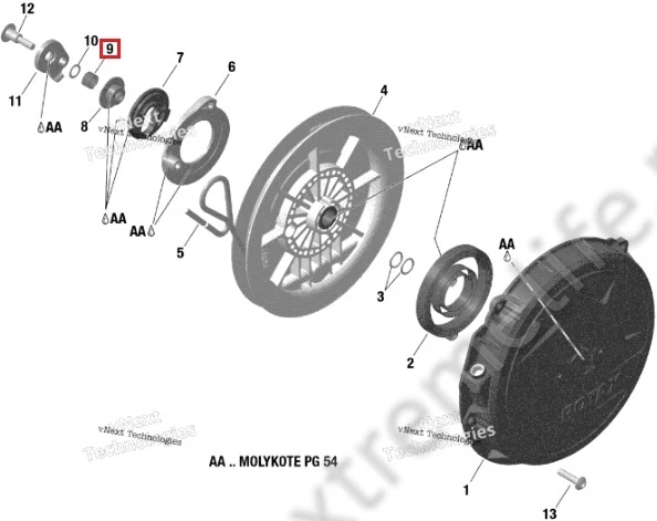 420238962 Пружина Стартера Для Ski Doo 420238962 Пружина Стартера Для Ski Doo