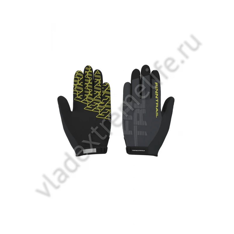 Перчатки для активного отдыха FINNTRAIL 2841 Gloves Eagle GraphiteYellow M Перчатки для активного отдыха FINNTRAIL 2841 Gloves Eagle GraphiteYellow M
