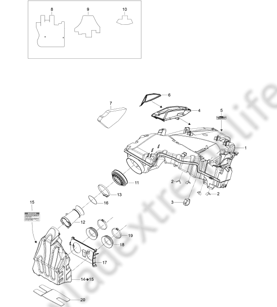 508000704 Фильтр Воздушный Для BRP Lynx 508000704 Фильтр Воздушный Для BRP Lynx