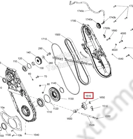 504153312 Башмак КПП Для Ski Doo Gen4 504153312 Башмак КПП Для Ski Doo Gen4