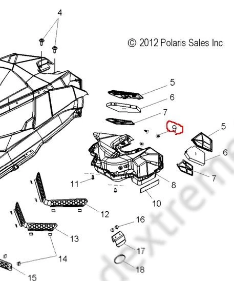 7670090 Клипса Для Polaris 7670090 Клипса Для Polaris