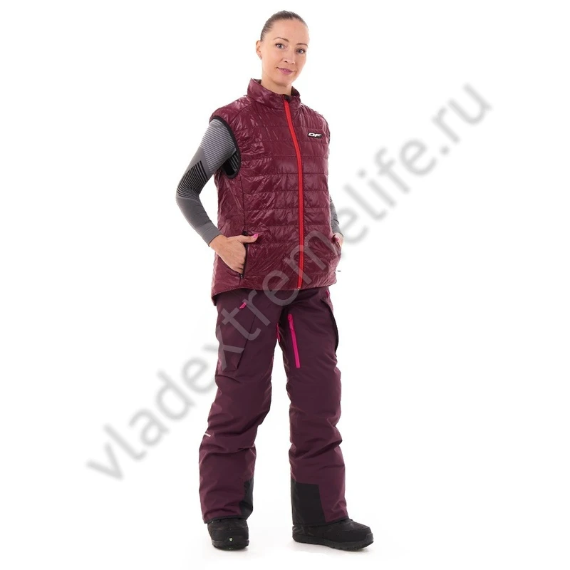 Жилет утеплённый DRAGONFLY VEST 100 Burgundy 360200-23-222 Жилет утеплённый DRAGONFLY VEST 100 Burgundy 360200-23-222