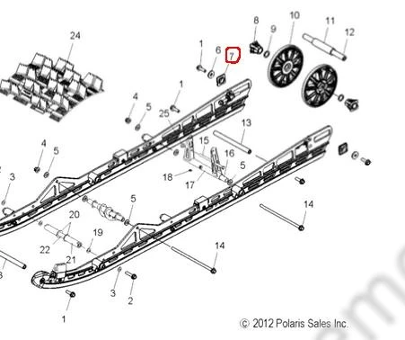 5436496 Распорка Для Polaris 5436496 Распорка Для Polaris