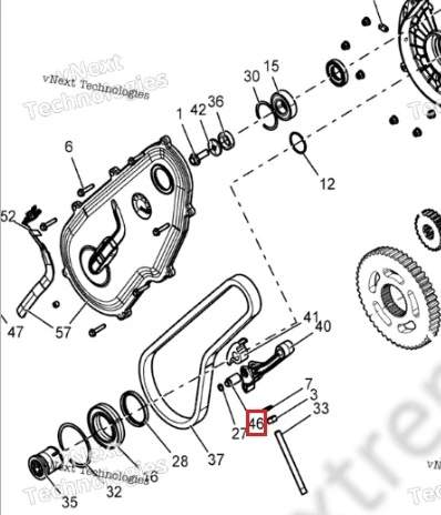 504152841 Ось Натяжителя Для Ski Doo 504152841 Ось Натяжителя Для Ski Doo