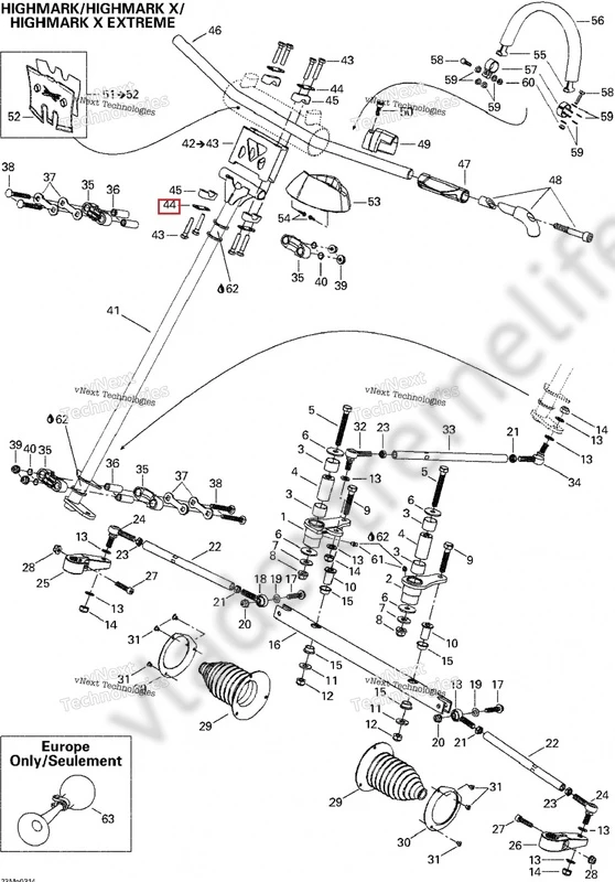 709400509 Проставка Для Ski Doo 506151196 709400509 Проставка Для Ski Doo 506151196
