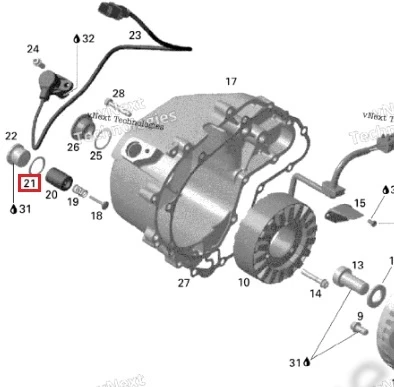 420650465 Прокладка Пробки Для Ski Doo 420650465 Прокладка Пробки Для Ski Doo