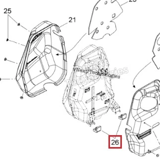 514054529 Демпфер Глушителя Для Ski Doo 514054529 Демпфер Глушителя Для Ski Doo
