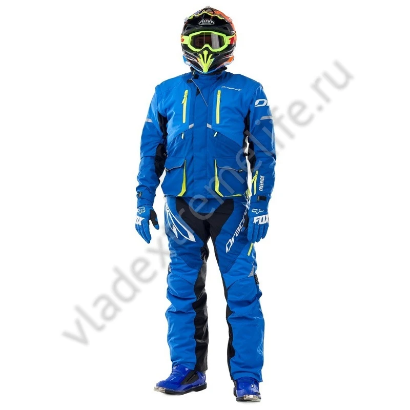 Штаны эндуро DRAGONFLY Freeride Blue-Yellow 400160-450 Штаны эндуро DRAGONFLY Freeride Blue-Yellow 400160-450