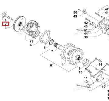 1623-461 Болт Для Arctic Cat 1623-461 Болт Для Arctic Cat