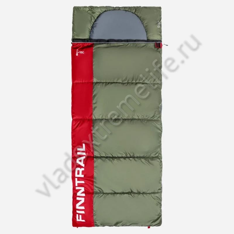 Спальный мешок Finntrail 4Seasons Red 1030 Спальный мешок Finntrail 4Seasons Red 1030