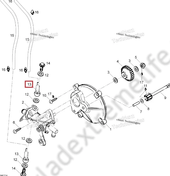 420956010 Клапан Для Ski Doo 290956010 420956010 Клапан Для Ski Doo 290956010