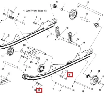 7517247 Болт Для Polaris 7517236