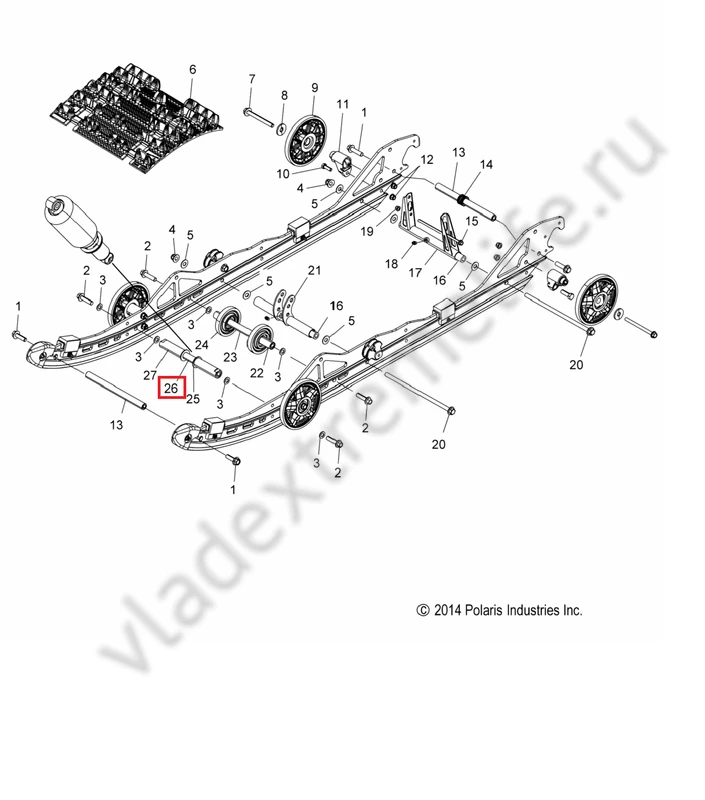 5137312 Ось Задней Подвески Для Polaris 5137312 Ось Задней Подвески Для Polaris