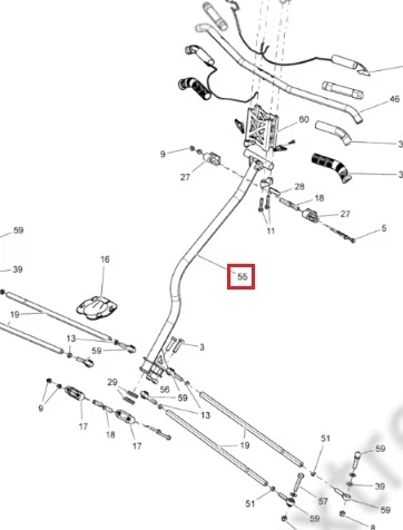 506152846 Рулевая Колонка Для Ski Doo 506152846 Рулевая Колонка Для Ski Doo
