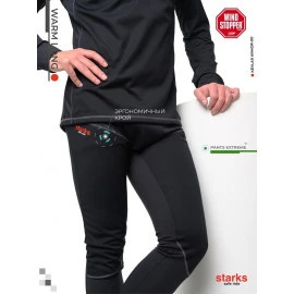 Кальсоны мужские Starks Warm Pants Extreme черно/серые размер L Кальсоны мужские Starks Warm Pants Extreme черно/серые размер L