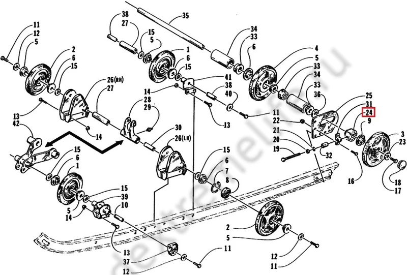 0604-165 Втулка Задней Подвески Для Arctic Cat 0604-165 Втулка Задней Подвески Для Arctic Cat