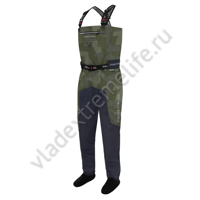 Вейдерсы под ботинок FINNTRAIL 1536 Waders Aquamaster CamoShadowGreen L Вейдерсы под ботинок FINNTRAIL 1536 Waders Aquamaster CamoShadowGreen L
