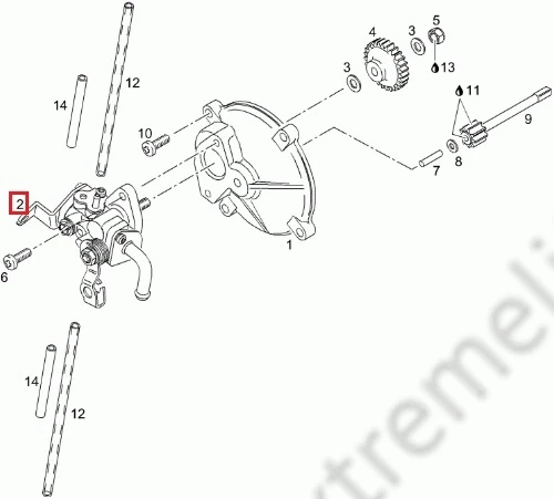 420889070 Масляный Насос Для Ski Doo 420889070 Масляный Насос Для Ski Doo