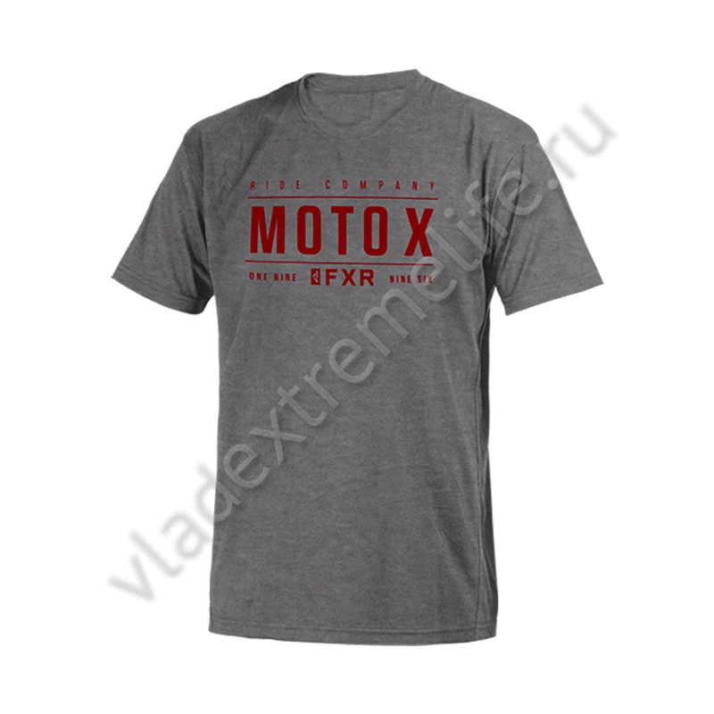 Футболка FXR Moto-X Grey/Heather/Rust 202070-0737 Футболка FXR Moto-X Grey/Heather/Rust 202070-0737