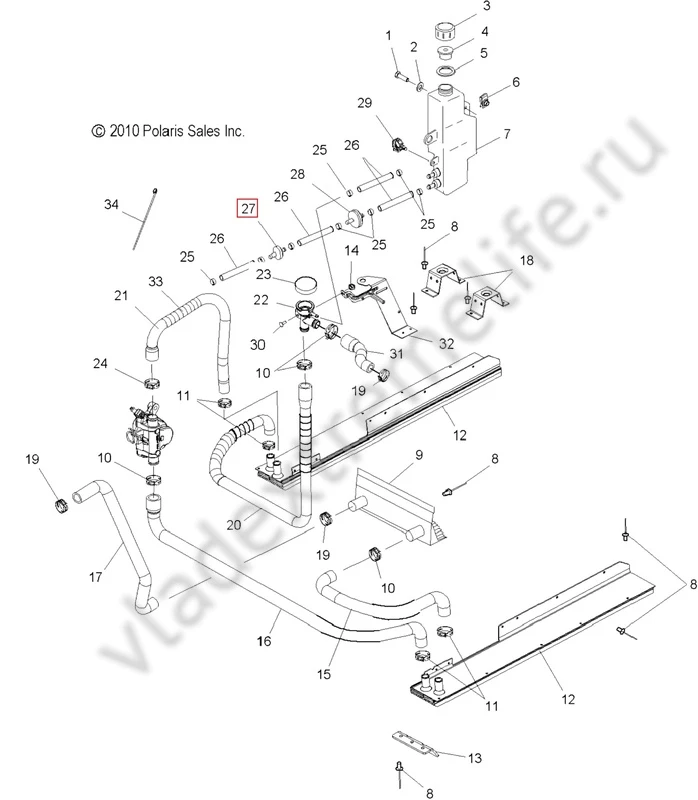 7052038 Клапан Для Polaris 7052038 Клапан Для Polaris
