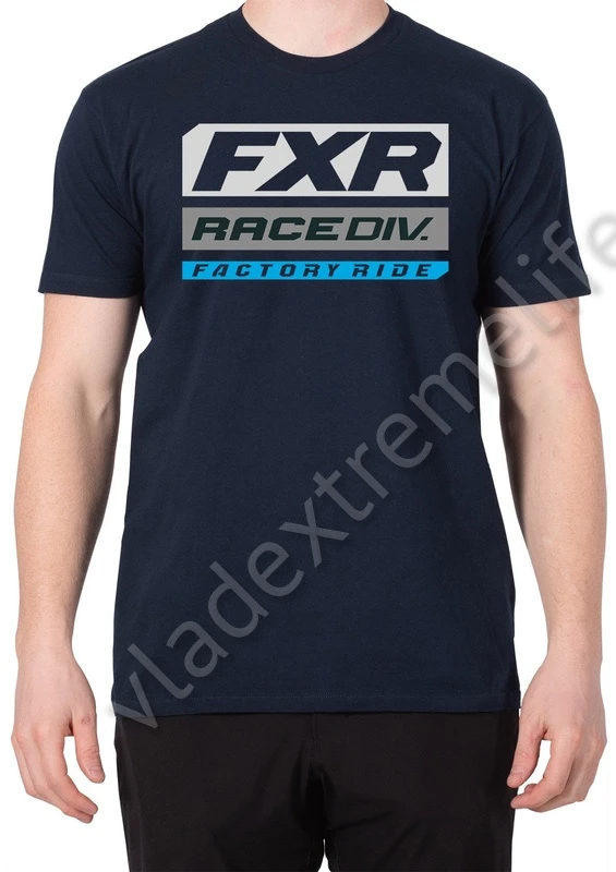 Футболка FXR Race Division Navy/Grey 201319-4505 Футболка FXR Race Division Navy/Grey 201319-4505
