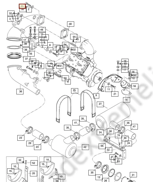 205003560 BRP Болт M10 x 35 205003560 BRP Болт M10 x 35