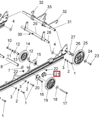 5431366 Упор Пружины Для Polaris Widetrak LX 5431366 Упор Пружины Для Polaris Widetrak LX