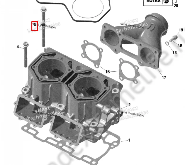 420641762 Болт M10 X 150 BRP 420641762 Болт M10 X 150 BRP